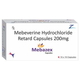 Mebazex 200mg Capsule Mebeverine 