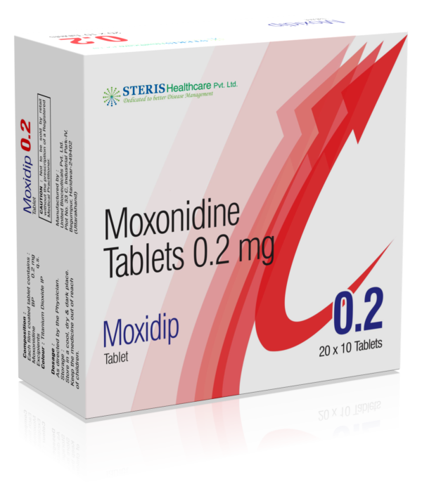 Moxidip 0.2mg Tablet