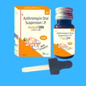 Azitom 200mg/5ml Oral Suspension