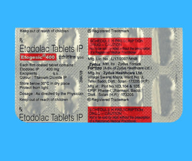 Etogesic 400mg tablet