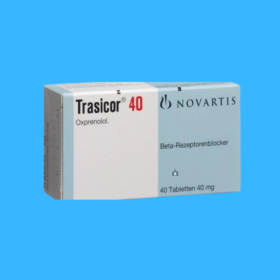 Trasicor (Oxprenolol) Tablet 40mg Novartis