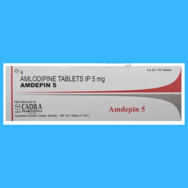 Amdepin 5mg Tablet (Amlodipine)